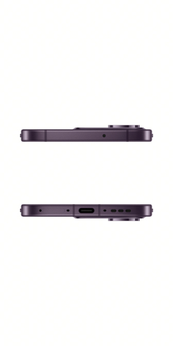 Комплект смартфон Oppo Reno 16 5G CPH2865 8+512 Twilight Violet и зарядно устройство OPPO SuperVooc 80w GaN – бяло