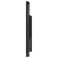 Дисплей ViewSonic IFP5551, 55", TFT LCD panel, EDLA-Certified, 50-pts Infrared touch, UHD 3840x2160, AG+AF, 500cd/m2, 1200:1, 6.5ms, Octa-Core CPU, 16GB, 128GB storage, VGA, 4x HDMI, DP, 2x LAN, RS232, HDMI out, 3x USB-C, 5x USB, SPDIF, OPS slot, Mic, NFC, Android 14, Speakers, VESA, Black