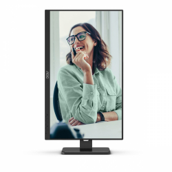 Монитор AOC 24P3CV, 23.8 inch WLED IPS Panel, 16:9, 1920x1080, 300 cd/m2, 1000:1, 50M:1, 75Hz, AntiGlare, 3H, 3-sided frameless, HDMI, DisplayPort, 4x USB 3.2, USB-C Docking, 65W PD, LAN, Speakers, Tilt, Swivel, Pivot, HAS, Flicker-free, Low blue light, VESA 100, Black