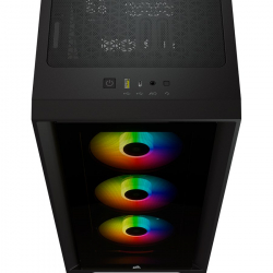 CORSAIR iCUE 4000X RGB Tempered Glass Mid-Tower Black case