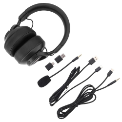Геймърски слушалки Redragon Spectra Pro H889 с кабел и безжична Bluetooth връзка - черни