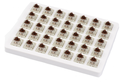 Суичове за механична клавиатура Keychron Cherry MX, Brown, RGB, Switch Set 35 броя                          