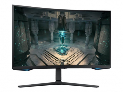 Монитор  LED Samsung LS32BG650EUXEN Odyssey G65B, 32'' WQHD Curved 1000R 16:9 (2560x1440) VA 240Hz, 350 cd/2, 2500:1, HDR600, 1ms (GTG), 178/178, FS Premium Pro, G-Sync Compatible, 2xHDMI 2.1, 1xDP 1.4, 1xUSB 3.0, 1xUSB 2.0, RJ-45, WiFi, BT, Speakers 2x5W, Tilt/Swivel/Pivot/HeightAdj (120mm), VESA 100x100, 2Y