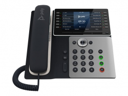 HP Poly Edge E550 IP Phone and PoE-enabled