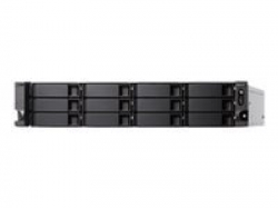 QNAP TS-h1283XU-RP-E2136-128G 12-bay QTS hero Xeon E-2136 3.3Ghz 128GB RAM 2x1GbE 2x10Gb 500W