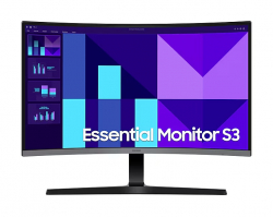 Монитор  LED Samsung LS27D392GAUXEN S39GD, 27'' FHD CURVED 16:9 (1920x1080) VA 100Hz, 250 cd/2, 4000:1, 4ms, 178/178, Built-in Speakers, 1xHDMI, 1xVGA, Eye Saver Mode, VESA 100x100, 2Y