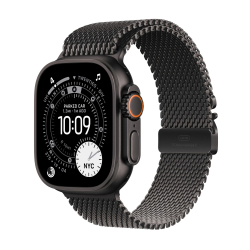 Смартчасовник Apple Watch Ultra 3 Cellular 49mm Black Titanium Case with Black Titanium Milanese Loop - Large