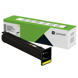 Lexmark 77L20Y0 CS963, CX950, 951, 961, 962, 963, 833 Yellow Return Programme 12K Toner Cartridge                          