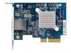 QNAP QXG-10G1T Single-port 10Gbase-T 10GbE network expansion card PCIe Gen3 x4 Low-profile bracket pre-loaded Low-profile flat
