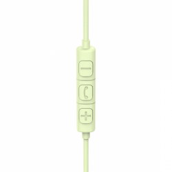 HAMA Слушалки с микрофон "Fun C", USB-C, водач за кабел от едната страна, зелени
