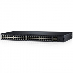 Dell Networking X1052 Smart Web Managed Switch, 48x 1GbE and 4x 10GbE SFP+ ports                          