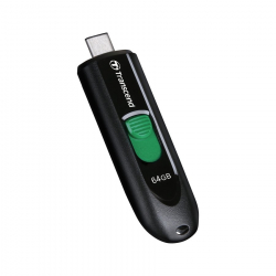 Transcend 64GB, USB3.2, Pen Drive, Type-C, Capless, Black Transcend 64GB, USB3.2, Pen Drive, Type-C, Capless, Black