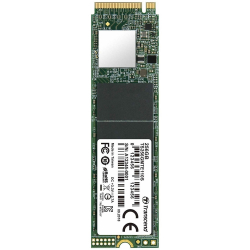 Transcend 256GB, M.2 2280, PCIe Gen3x4, 3D TLC, DRAM-less