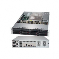 Supermicro 2U, 2P, 1xIntelXeon 4210R, 2x16GB, 8 LFF, 1xSSD 480GB SATA, 4x4 TB SATA, 2x1Gb + IPMI, 2x1000W, 3YRS Warranty                          