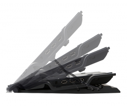 Zalman Охлаждане за лаптоп Notebook Cooler 17" Black ZM-NS2000