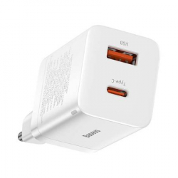 Зарядно устройство Baseus Super Pro USB-A към USB-C 30W CCSUPP-E02 - бяло
