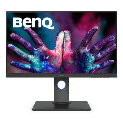 Монитор BenQ PD2705U, 27" IPS LED, 5ms,3840x2160 4K UHD, Designer, AQCOLOR, 100% sRGB, HDR10, B.I., LBL, KVM Switch, ICCsync, CAD/CAM, DualView, 1000:1, 300 cd/m2, HDMI, DP, USB Type-C(Power 65W, DP alt), Speak.2x2W, Height Adj., Swivel, Tilt, Gray