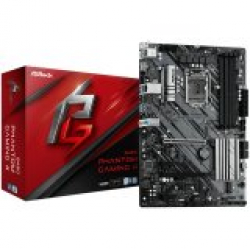 ASROCK Main Board Desktop B460 PHANTOM GAMING 4 (S1200, Intel B460, 4xDDR4,2xPCIe x16,2xPCI Ex1, 6 SATA3 , M.2, D-Sub, HDMI USB 3.2) ATX retail