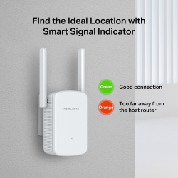 Wi-Fi удължител на обхват Mercusys ME12 300 Mbps                          