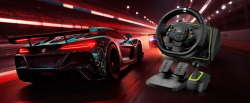 Genius волан с педали Racing Wheel with pedals SpeedMaster X2 - Gear shifter, Pedals, Dual-motor vibration