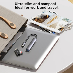 Unitek хъб USB3.0/2.0 HUB 4 port - USB-C input - H1208B