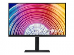 Монитор SAMSUNG S24A600 23.8inch Bezelless 16:9 Wide 2560x1440 IPS 5ms HAS/Swivel/Pivot/Tilt 120mm HDMI/DP USB3 hub VESA75 HDMI cable in box