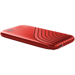 WD My Passport SSD 1TB Red Cross Compatible USB 3.2 Gen-2 and USB-C 1050MB/s Read 1000MB/s Write PC Mac Compatiable
