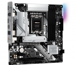 B760M PRO RS/D4 - ASROCK MB Desktop B760M Pro RS (S1700, 4x DDR4, 2x PCIe 4.0 x16, 1x PCIe 4.0 x1, 1x Hyper M.2 PCIe Gen4x4, 4x SATA3, 2x USB-C, 5x USB 3.2, 6x USB 2.0, 1x RJ-45 2.5GB, 1x HDMI, 1x DP, 7.1 HD Audio, micro ATX