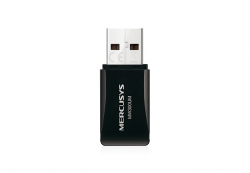 Безжичен мини USB адаптер Mercusys MW300UM N300