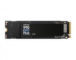 Samsung SSD 990 EVO Plus 2TB PCIe 4.0 NVMe 2.0 M.2 V-NAND 3-bit MLC, 256-bit Encryption, Read 7150 MB/s Write 6300 MB/s                           