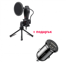 Микрофон със стойка Redragon Quasar 2 GM200-1-BK