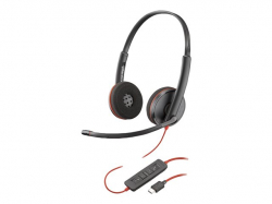 HP Poly Blackwire 3220 Stereo USB-C Headset +USB-C/A Adapter Bulk SmartBuy HP Poly Blackwire 3220 Stereo USB-C Headset +USB-C/A Adapter Bulk SmartBuy