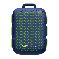 HiFuture Pocket S Blue,  Bluetooth 5.4, IPX7 Waterproof, 5W Output, Pair to Play (TWS Mode), Up to 8 Hours Playtime, Support Clip for Wear, Support Magnetic