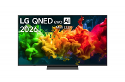 Телевизор LG 65QNED81B3A, 65" 4K QNED MiniLED Smart TV, 3840x2160, DVB-T2/C/S2, Alpha7 AI Processor, HDR10 / HLG, webOS 26 ThinQ, VRR/ALLM / HGiG, 4K Super Upscaling, WiFi 5, Bluetooth 5.3, AirPlay 2, SPDIF, LAN, CI, HDMI, AI Sound Pro, Google Cast, Motion Booster