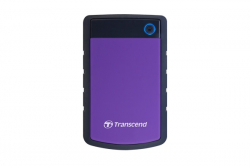 Transcend 4TB, 2.5" Portable HDD, StoreJet H3, Purple, Anti-shock