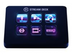 Elgato Stream Deck Mini, 6 fully customizable LCD keys at your fingertips. All poised to trigger unlimited actions upon a single tap