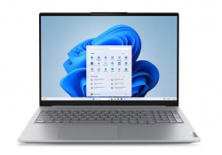 Лаптоп Lenovo ThinkBook 16 G8 Intel Core Ultra 5 135H, 14C (up to 4.6GHz, 18MB), 16GB SODIMM DDR5-5600, 1TB SSD, 16" WUXGA (1920x1200) IPS AG, Intel Arc Graphics, FHD&IR Cam, Backlit KB, WLAN, BT, FPR, 4 cell, DOS, 3Y Onsite
