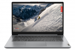 Лаптоп LENOVO IdeaPad 1 Intel N4500 14inch FHD 4GB DDR4 128GB PCIe W11H Arctic Grey