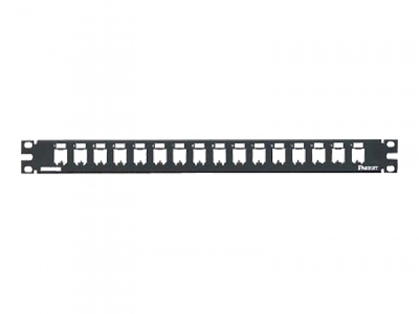 19 16-Port Modular Patch Panel Mini-Com, RoHS complaint