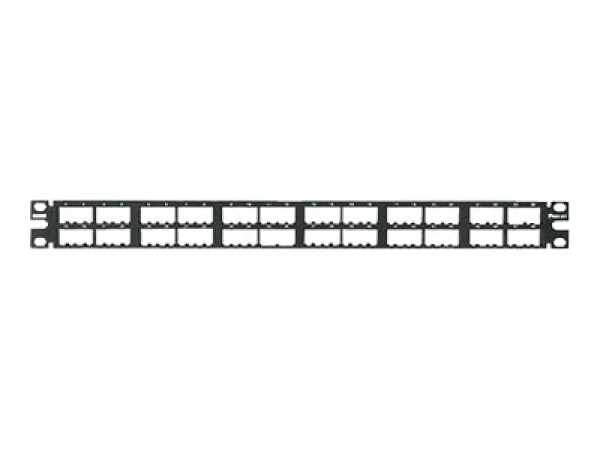 19 48-Port 1U modular high density patch panel Mini-Com, RoHS complaint