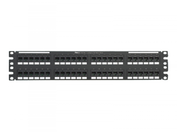 19 48 port 2U NetKey Category 5e preloaded 110 style punchdown patch panel, Ro