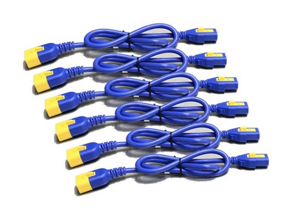 APC Power Cord Kit 6 ea Locking C13 to C14 1.8m Blue APC Power Cord Kit 6 ea Locking C13 to C14 1.8m Blue