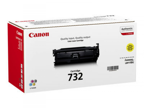 CANON 732-Y toner cartridge yellow standard capacity 6.400 pages 1-pack