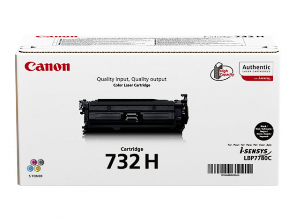 CANON 732H-BK toner cartridge black high capacity 12.000 pages 1-pack