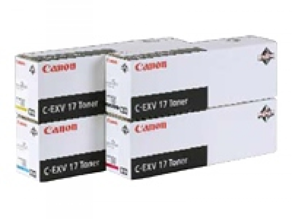 CANON C-EXV 17 toner cartridge cyan standard capacity 36.000 pages 1-pack CANON C-EXV 17 toner cartridge cyan standard capacity 36.000 pages 1-pack