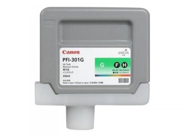 CANON PFI-301G ink cartridge pigment green standard capacity 330ml 1-pack CANON PFI-301G ink cartridge pigment green standard capacity 330ml 1-pack