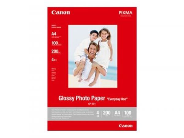 CANON PHOTO PAPER GLOSSY GP-501 4x6 50 Sheets