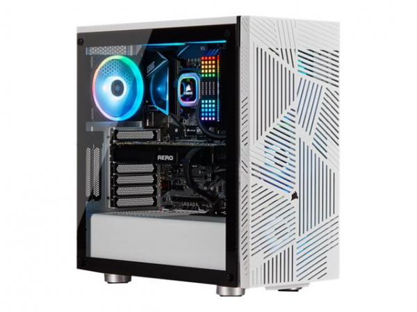 CORSAIR 275R Airflow Tempered Glass Mid-Tower Gaming Case White CORSAIR 275R Airflow Tempered Glass Mid-Tower Gaming Case White
