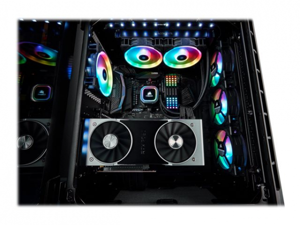 CORSAIR computer case Crystal Series 680X RGB Low Noise ATX TG Black
