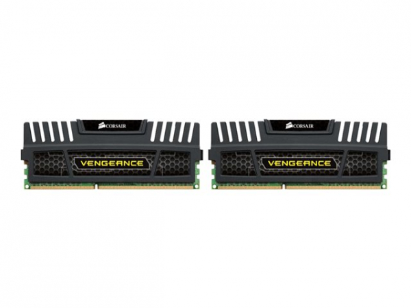 CORSAIR DDR3 1600MHz 16G Kit 2x8GB Dimm Unbuffered 10-10-10-27 with Vengeance Black Heat Spreader - Core i7 Core i5 1.5V